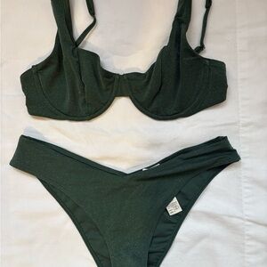 Abercrombie & Fitch Green Bikini